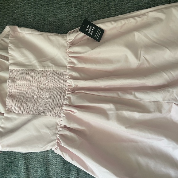 Express strapless floral knot bow romper - Picture 5 of 7